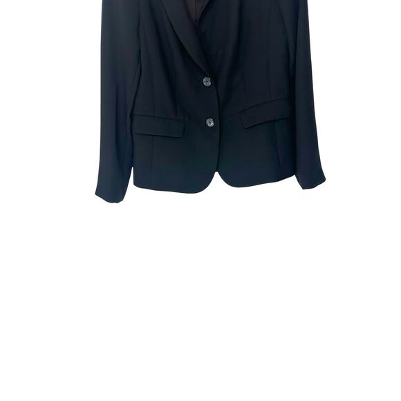 Talbots Blazer Black Office Work Career Business Preppy Corporate Size 8‎ - Picture 11 of 15